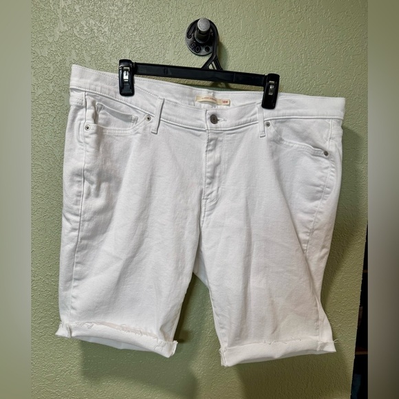 Levi's Pants - Levi's Women's Crisp White Denim Bermudas